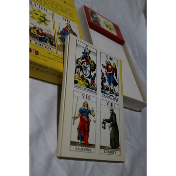 SOLD!!  VTG Tarot Card Deluxe Edition 1JJ Deck Switzerland - Picture 6 of 13